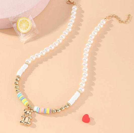 Golden Gummy Bear Necklace